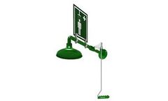 Hughes Safety - Model LAB-23GS/H - Wall Mounted Laboratory Emergency Safety Shower