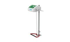 Hughes Safety - Model STD-45GS/P - Pedestal Mounted Emergency Eye/Face Wash with Closed ASA Bowl