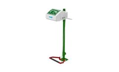 Hughes Safety - Model STD-45G/P - Pedestal Mounted Emergency Eye/Face Wash with Closed ASA Bowl