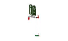 Hughes Safety - Model EXP-23GS (German Only - DVGW) - Ring Main Mounted Drench Shower with 316L Stainless Steel Pipework