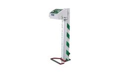 Hughes Safety - Model EXP-EJ-45GS/P (German Only - DVGW) - Pedestal Mounted Insulated Emergency Eye/Face Wash with Integral Lid