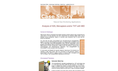Sulfur compounds measurement in natural gas