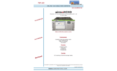 airmo H-CHO Formaldehyde Analyzer - Brochure