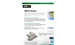 SIwave - Design Platform Software Brochure