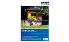 Brochure SEBA cable crane system English