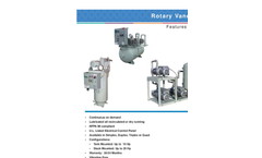 Rotary Vane Vacuum - Features and Benefits