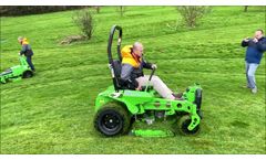 Mean Green Rival-52 Electric Zero Turn Mower - Video