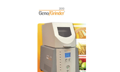Cole-Parmer - Model SamplePrep HG-600-2010 - Tissue Homogenizer and Cell Lyser - Brochure