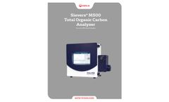 Sievers - Model M500 - Online TOC Analyzer - Brochure