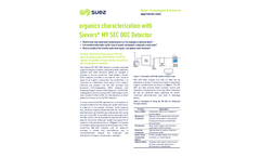 SUEZ - Model M9 SEC - Sievers Portable TOC Analyzer Brochure