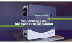 Introducing the Sievers M500 Online TOC Analzyer - Video