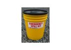 Model KI-ESK2G - 5 Gal. Yellow Pail Spill Kit + Granular
