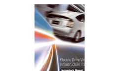 Electric Drive Vehicle Infrastructure Training Courses Datasheet