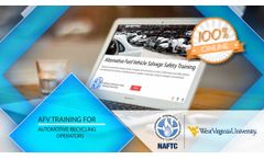 NAFTC - Alternative Fuel Vehicles - Automotive Recycling Safety Training