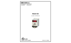 Devar - Model 3620 - Indicator/Controller Dual Relay - Manual