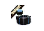 AZUD - Model PREMIER PC Y PC AS - Flat Pressure Compensating Dripper Bond-on in Multi-Seasonal Pipes