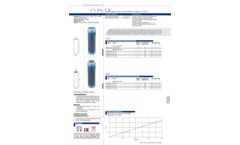 Atlas Filtri - Model LA SX - Granular Activated Carbon Cartridges - Brochure