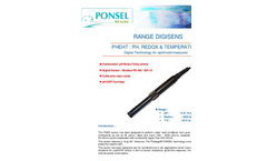 Digital PH/ORP/Redox Temperature Sensor Data Sheet