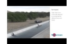 Automatic Water Level Control Gates for Canals by Waterman Industries - Video