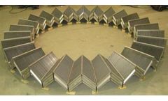 Coastal - Model 130HT-1 - Vertical Flow Tilted Chevron Mist Eliminator