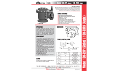 OCV - Model 108-2HP - Fire Pump Relief Valve - Brochure