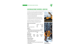 Hydraulic Track Mounted Remote Controlled Multi-Purpose Drill Rig Brochure