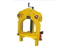 E.H. Wachs Guillotine - Model Super C - Hydraulic Drive Reciprocating Pipe Saw