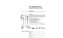 InPro 6970i Trace Optical Oxygen Sensor Technical Specifications