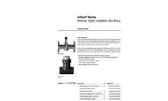 InFlow76X (Modular Flow-through Housings for in-line Mounting in Pipes) Technical Specifications