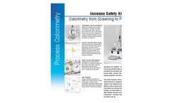 EasyMax HFCal Heat Flow Calorimetry for Process Safety Screening Datasheet