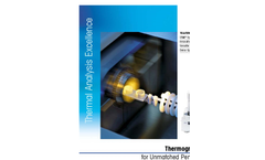 Model TGA/DSC 2 - Thermogravimetric Analyzer Brochure