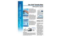 Benchtop Density Meters Brochure
