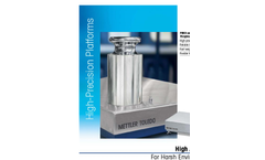 Model PBK9 - High-Precision Weighing Platforms Brochure