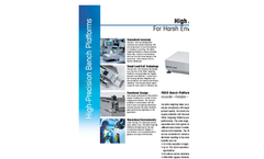 Model PBK9 - High-Precision Weighing Platforms Datasheet