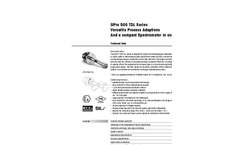 GPro 500 TDL Series - Versatile Process Adaptions and a compact Spectrometer Datasheet