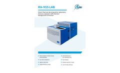 Lumex - Model RA-915 Lab - Direct Thermal Decomposition Laboratory Mercury Analyzer - Brochure