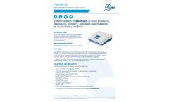Determination of Selenium In Food Products, Feedstuffs, Fodders and Feed Raw Materials by Fluorimetric Method - Applications note