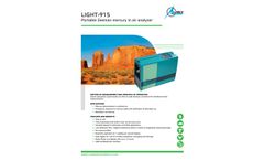 Lumex - Model Light-915 - Compact Mercury Analyzer  - Brochure