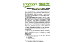 Rapid Analysis of Total Mercury in Waste Waters and Process Waters With Elevated Mercury Content Using Direct Pyrolysis Technique - Applications
