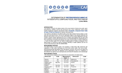 Application - Determination of Proteinogenous Amino Acids in Feedstuffs, Compound Feeds, and Feed Raw Materials - Brochure