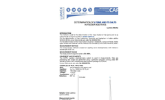 Application - Determination of Lysine and its Salts in Fodder Additives - Brochure