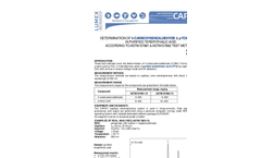 Application - Determination of 4-carboxybenzaldehyde & p-toluic acid in purified terephthalic acid according to ASTM D7881 & ASTM D7882 test methods - Brochure