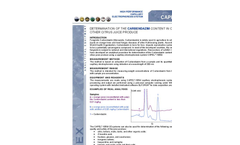 Application - Determination of the Carbendazim Content in Orange and Other Citrus Juice Produce - Brochure