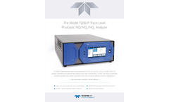 TAPI - Model T200UP - Trace-Level Photolytic NO/NO2/NOX Analyzer - Specification Sheet