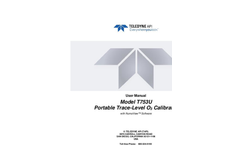 TAPI - Model T753U - Portable Trace-Level O3 Calibrator - Manual