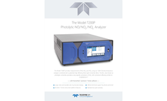 TAPI - Model T200P - Photolytic NO/NO2/NOX Analyzer - Specification Sheet
