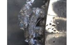 Warren & Baerg Cube Test of sorted MSW Materials - Video