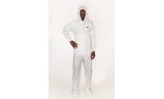Abatix MAX - Model Maxguard MAXMP19-L - Microporous Disposable Coverall- Hood and Boot 25/cs