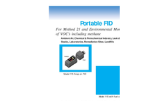 PID Analyzers - Model 115+ - Portable FID Analyzer - Brochure