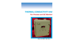 PID Analyzers - Model 204 - Thermal Conductivity Analyzer for Process and QC Monitoring - Brochure